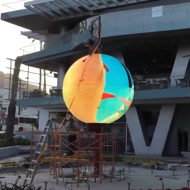 Outdoor P3 Spherical LED Dispay With 3m Diameter-Beijing China