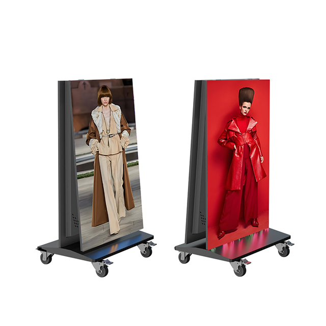 Indoor foldable poster screen
