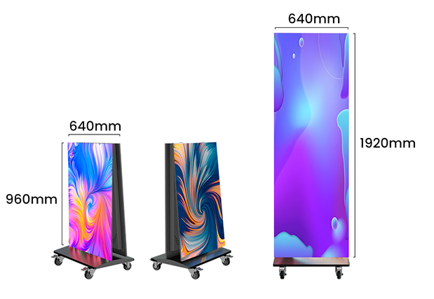 Indoor foldable poster screen Indoor foldable poster screen