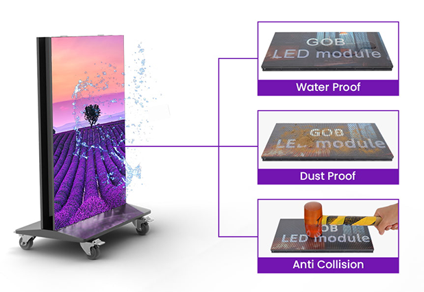 Indoor foldable poster screen Indoor foldable poster screen