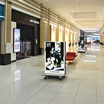 Indoor foldable poster screen Indoor foldable poster screen