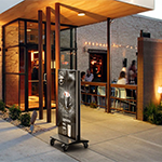 Indoor foldable poster screen Indoor foldable poster screen
