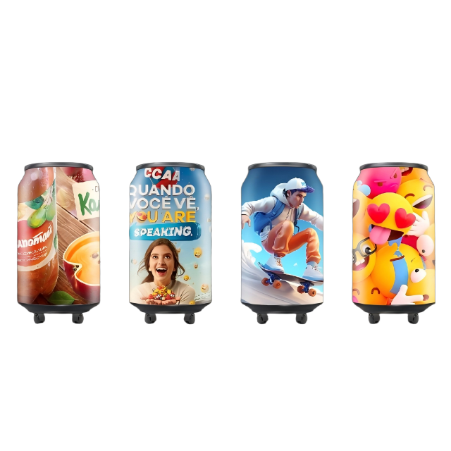 Mobile Beverage Can LED Display with Built-in Fridge