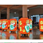 Mobile Beverage Can LED Display with Built-in Fridge