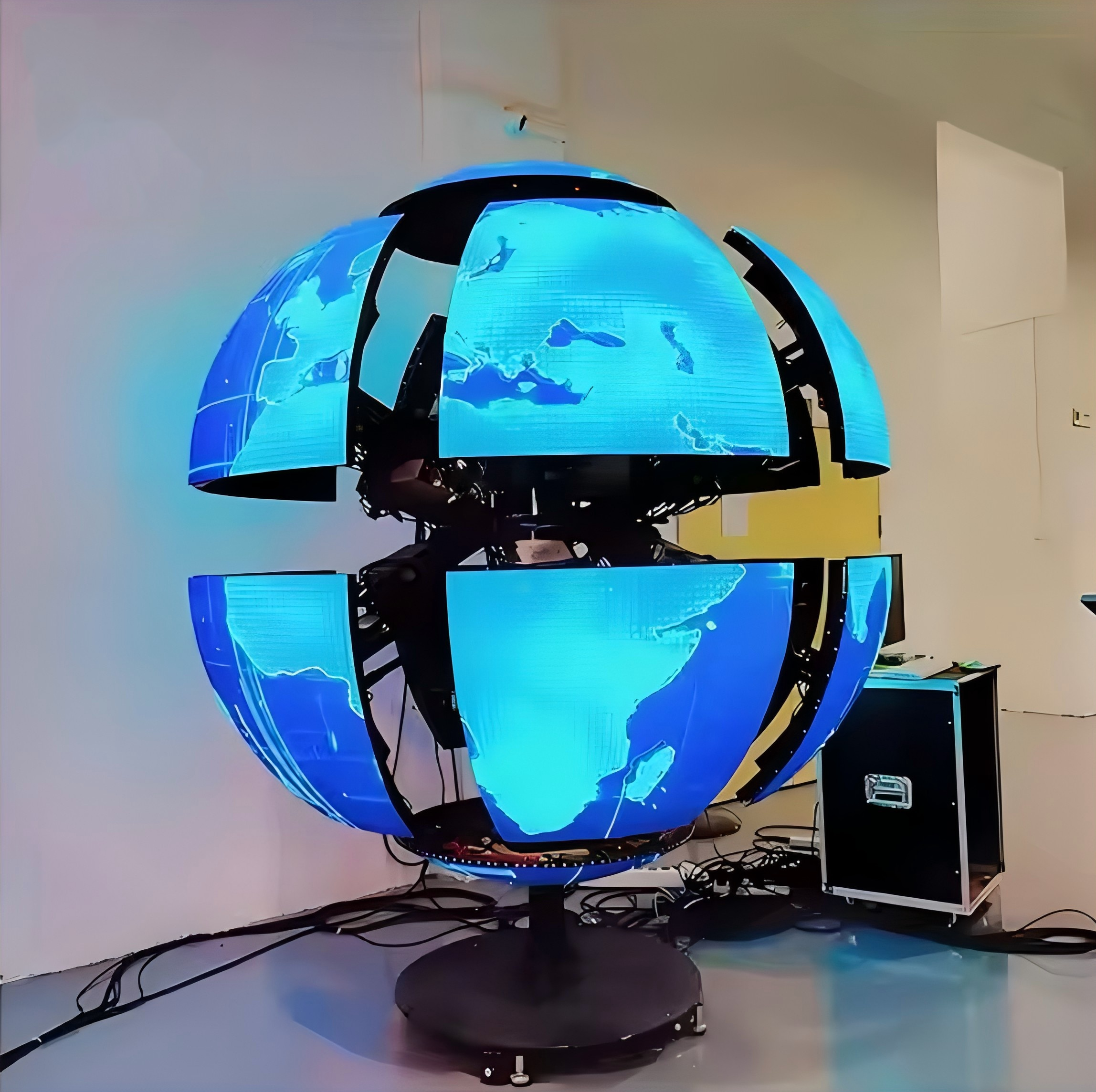 Indoor Retractable Sphere LED Display | Flexible Installation