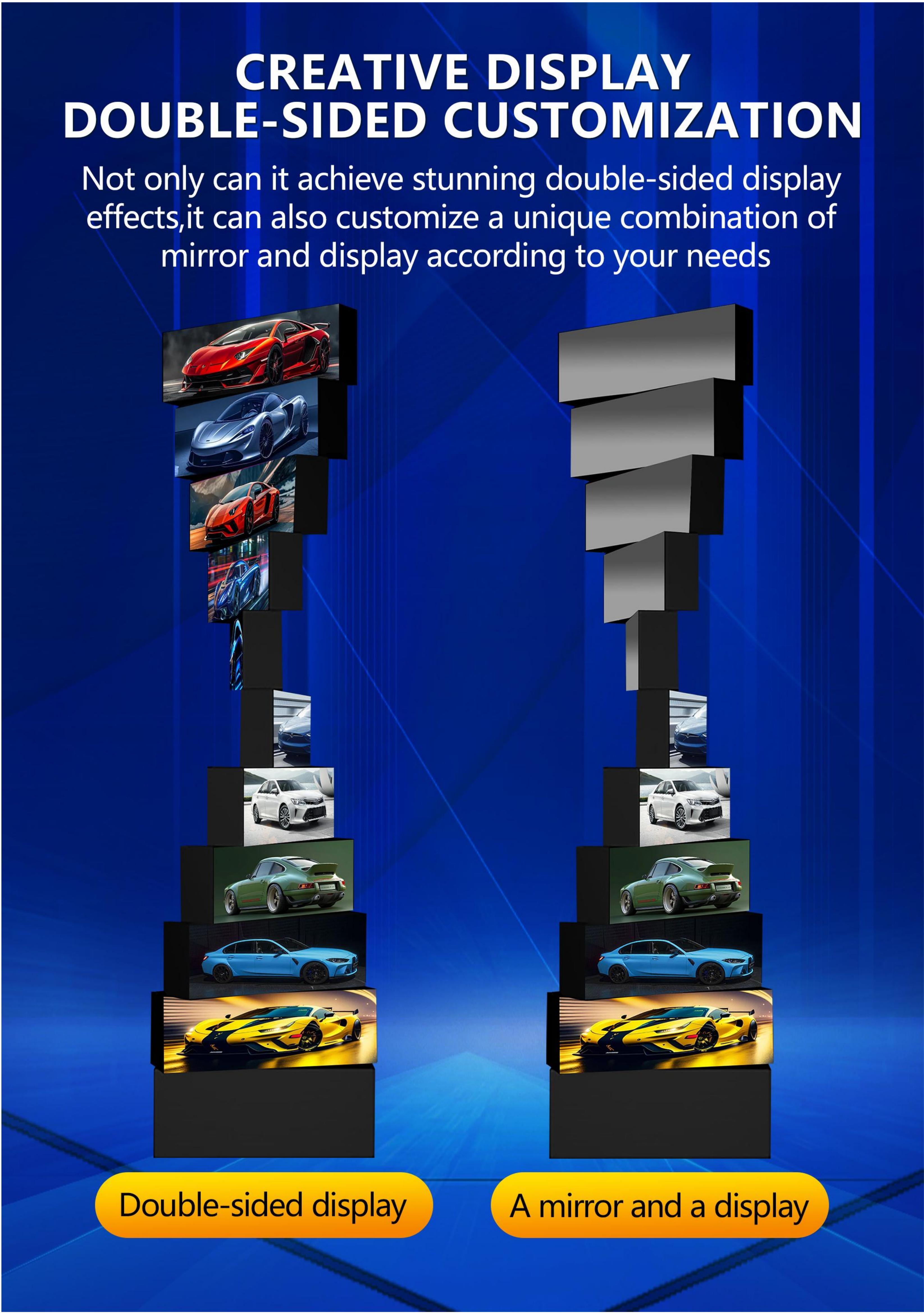 360° DNA Rotating Mechanical LED Display