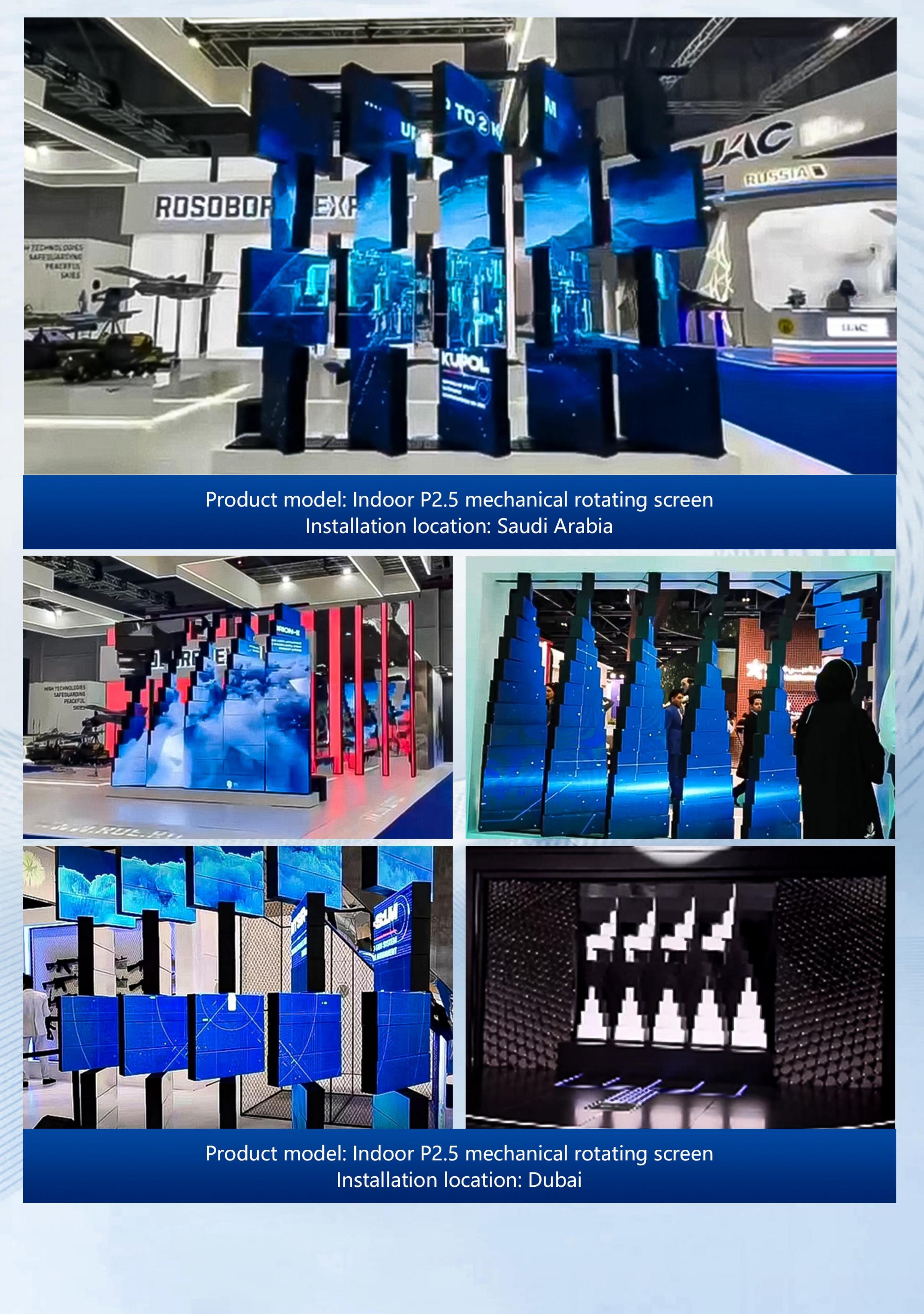 360° DNA Rotating Mechanical LED Display