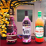 LED Beer Wine Bottle Display Screen - Customizable Indoor/Outdoor Advertising