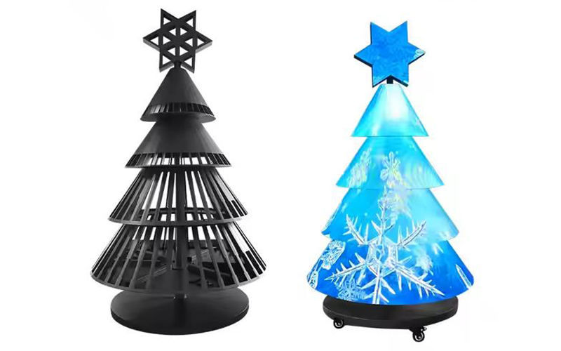 Custom 3D Christmas Tree LED Display