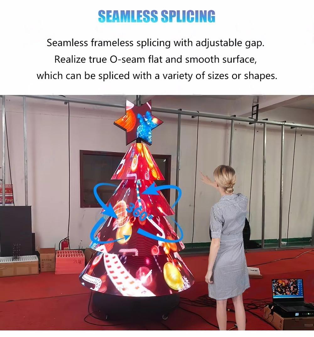 Custom 3D Christmas Tree LED Display