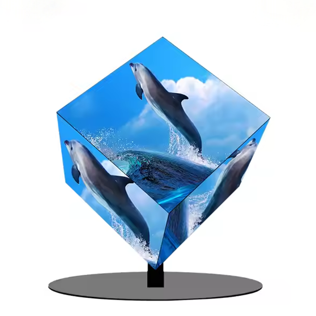 360° Viewing 6-Sided LED  Rubik's Cube Display for Indoor/Outdoor