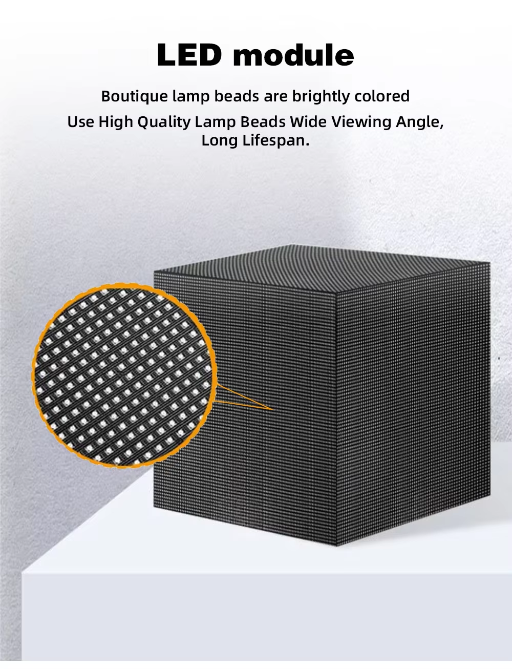 360° Viewing 6-Sided LED Rubik's Cube Display for Indoor/Outdoor 360° Viewing 6-Sided LED Rubik's Cube Display for Indoor/Outdoor