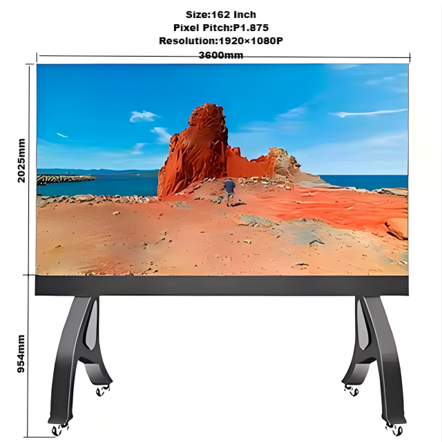 162"  2K Resolution P1.875 Pitch  COB All-in-One LED Display for Meeting Conference