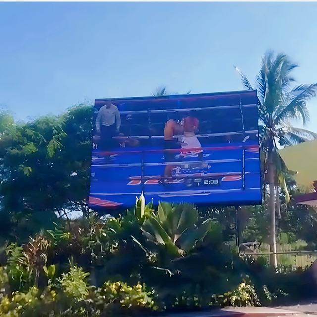 Outdoor Size 7500mm×5000mm丨resolution1920×1280pixels丨P3.91 500×500mm-the Philippines