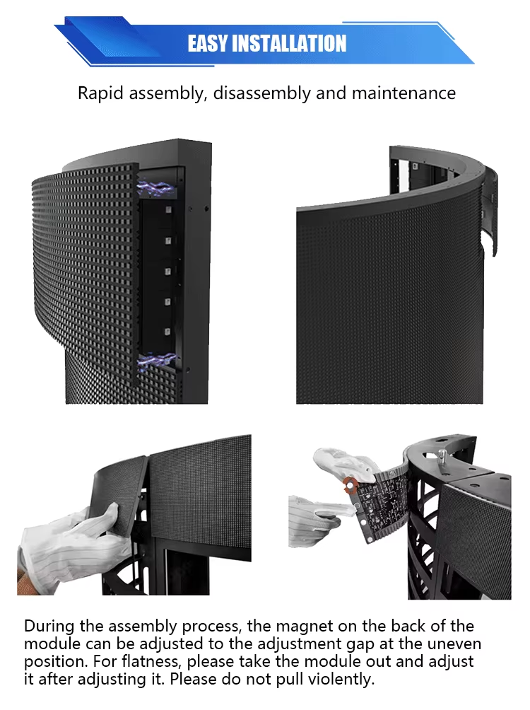 Double/Single-Side  LED Display Panel Custom Shape For Lobby & Luxury Retail