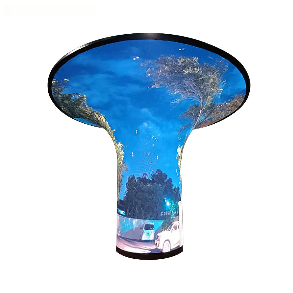 LuminTech Indoor Curved LED Video Tree Display Panel 