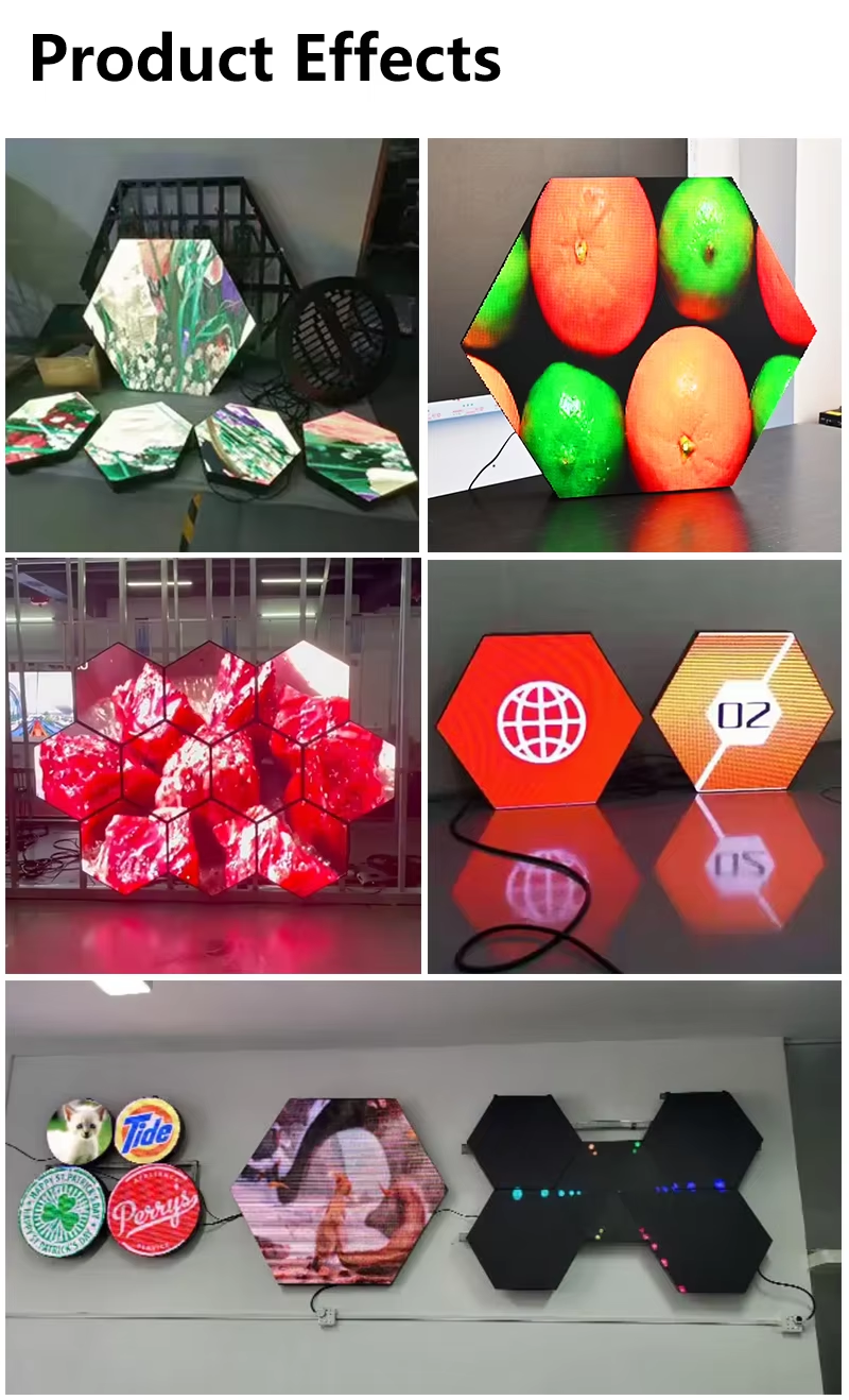 Modular Hexagonal LED Display Panel