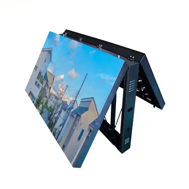 Outdoor Double-Sided Front Flip-Cover LED Display