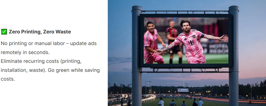 Outdoor Waterproof Pillar LED Display 