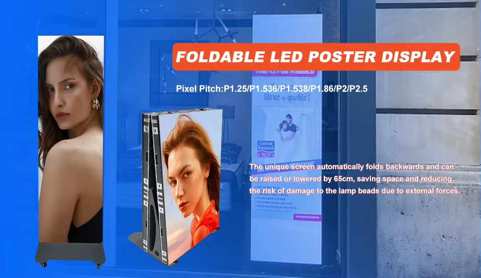 GOB Foldable LED Poster Screen