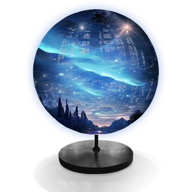 Transparent Sphere LED Display
