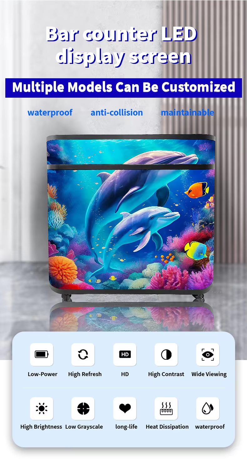 LED Display for Reception Desk, Bar Counter and Cashier